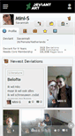 Mobile Screenshot of mini-s.deviantart.com