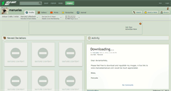 Desktop Screenshot of manuelas.deviantart.com
