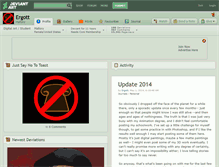 Tablet Screenshot of ergott.deviantart.com