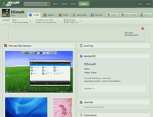 Tablet Screenshot of dismark.deviantart.com