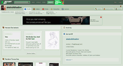 Desktop Screenshot of akatsukishadow.deviantart.com