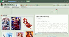 Desktop Screenshot of enigmaticwarrior.deviantart.com