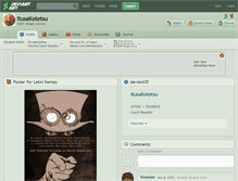 Tablet Screenshot of itusakotetsu.deviantart.com