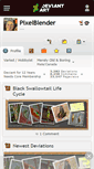 Mobile Screenshot of pixelblender.deviantart.com