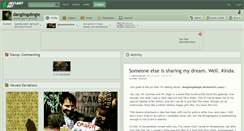 Desktop Screenshot of danglingdingle.deviantart.com