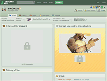 Tablet Screenshot of anobouzu.deviantart.com