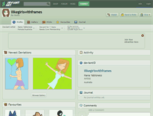 Tablet Screenshot of ilikegirlswithframes.deviantart.com