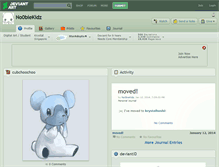 Tablet Screenshot of no0biekidz.deviantart.com