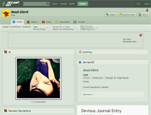 Tablet Screenshot of dead-silent.deviantart.com
