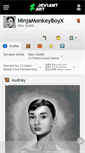Mobile Screenshot of ninjamonkeyboyx.deviantart.com