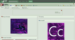 Desktop Screenshot of caffery.deviantart.com
