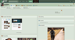 Desktop Screenshot of ecaliiber.deviantart.com