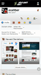 Mobile Screenshot of ecaliiber.deviantart.com