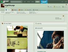 Tablet Screenshot of angeldelarge.deviantart.com