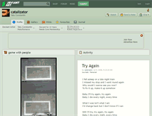 Tablet Screenshot of catalizator.deviantart.com