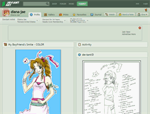 Tablet Screenshot of diana-jae.deviantart.com