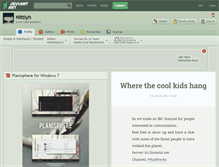 Tablet Screenshot of nittiyh.deviantart.com