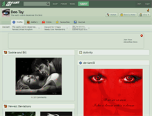 Tablet Screenshot of dee-tay.deviantart.com