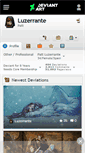 Mobile Screenshot of luzerrante.deviantart.com