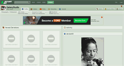 Desktop Screenshot of galaxystudio.deviantart.com