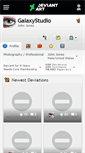Mobile Screenshot of galaxystudio.deviantart.com