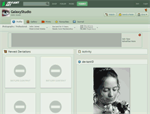 Tablet Screenshot of galaxystudio.deviantart.com