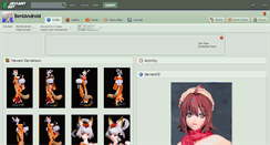Desktop Screenshot of bentandroid.deviantart.com