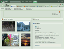 Tablet Screenshot of e-zola.deviantart.com