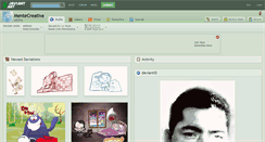 Desktop Screenshot of mentecreativa.deviantart.com