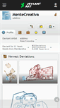 Mobile Screenshot of mentecreativa.deviantart.com