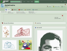 Tablet Screenshot of mentecreativa.deviantart.com