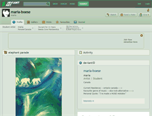 Tablet Screenshot of maria-boese.deviantart.com