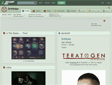 Tablet Screenshot of drwinter.deviantart.com