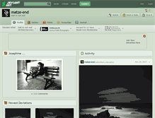 Tablet Screenshot of matze-end.deviantart.com
