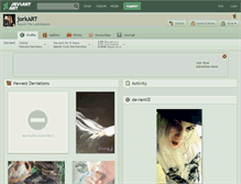 Tablet Screenshot of jorkart.deviantart.com