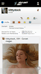 Mobile Screenshot of kittystock.deviantart.com