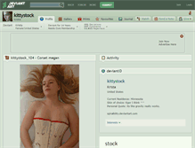 Tablet Screenshot of kittystock.deviantart.com
