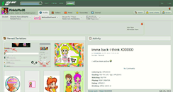 Desktop Screenshot of pinkiepie88.deviantart.com