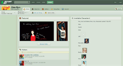 Desktop Screenshot of glee-rp.deviantart.com