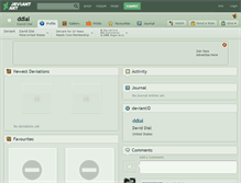 Tablet Screenshot of ddial.deviantart.com