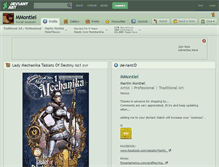 Tablet Screenshot of mmontiel.deviantart.com