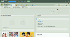 Desktop Screenshot of kiyoshi--fu.deviantart.com