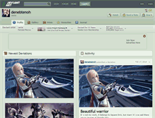 Tablet Screenshot of denebtenoh.deviantart.com