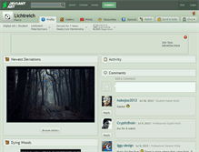 Tablet Screenshot of lichtreich.deviantart.com