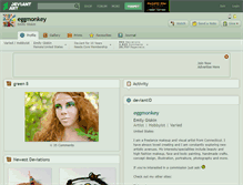 Tablet Screenshot of eggmonkey.deviantart.com