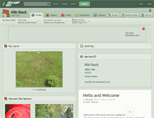 Tablet Screenshot of kitt-stock.deviantart.com