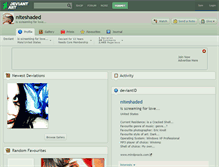 Tablet Screenshot of niteshaded.deviantart.com