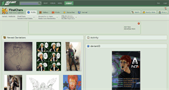 Desktop Screenshot of finalchara.deviantart.com