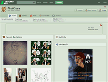 Tablet Screenshot of finalchara.deviantart.com