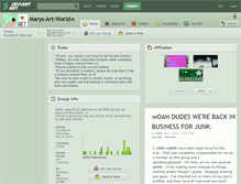 Tablet Screenshot of marys-art-world.deviantart.com